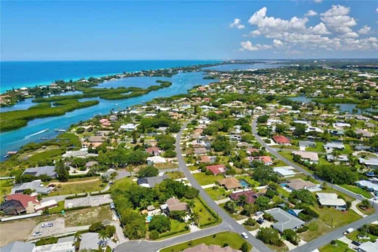 Sorrento Shores Homes in Osprey, FL. - Aerial