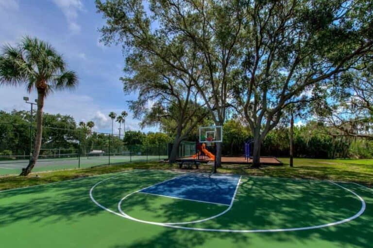 South Creek Homes in Osprey, FL. - Basketball Court