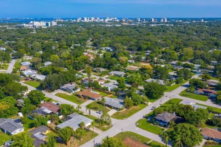 Southgate Homes in Sarasota, FL. - Aerial