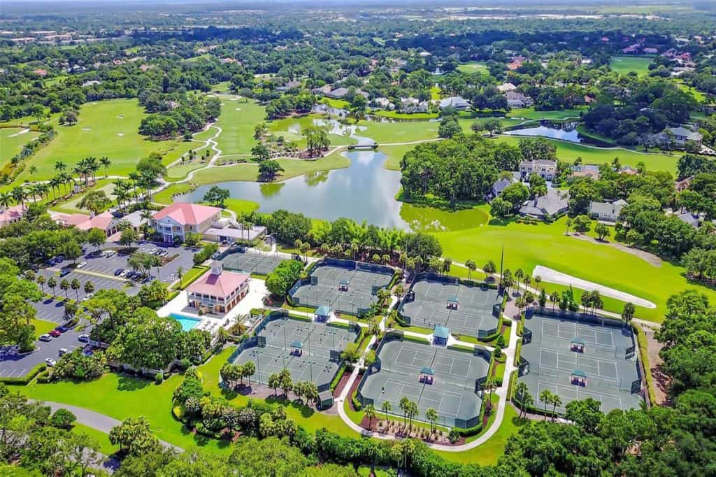 The Oaks Club Homes in Osprey, FL. - Tennis Center