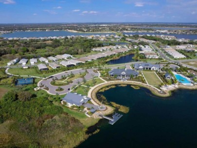 Lakehouse Cove Homes in Waterside Lakewood Ranch, FL. - Community Aerial