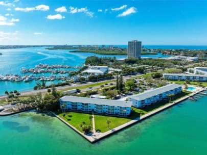 Sarasota Harbor Condos in Sarasota, FL. - Waterfront Aerial