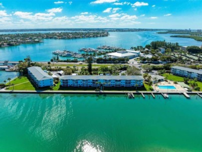 Sarasota Harbor Condos in Sarasota, FL. - Waterfront Aerial