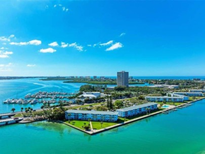 Sarasota Harbor Condos in Sarasota, FL. - Aerial View