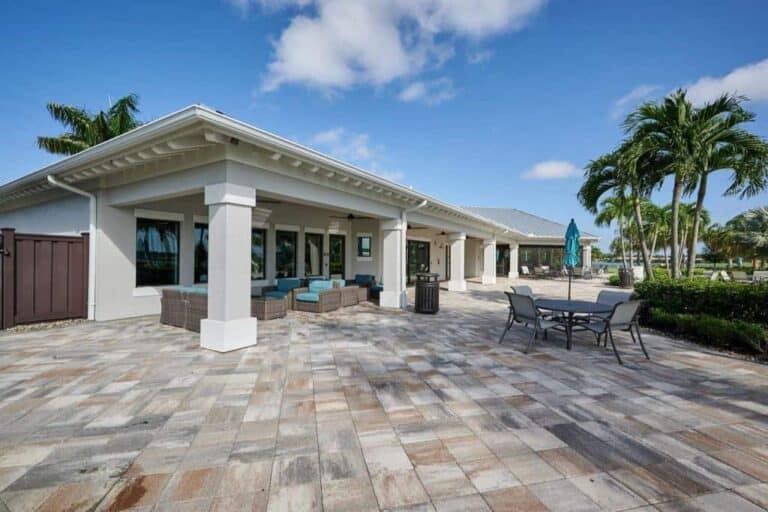 Shoreview Homes in Waterside Lakewood Ranch, FL. - Outdoor Patio