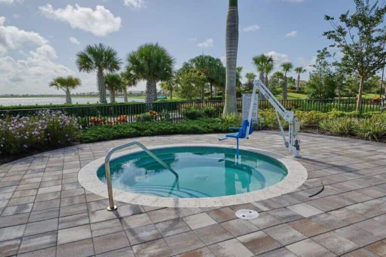 Shoreview Homes in Waterside Lakewood Ranch, FL. - Hot Tub