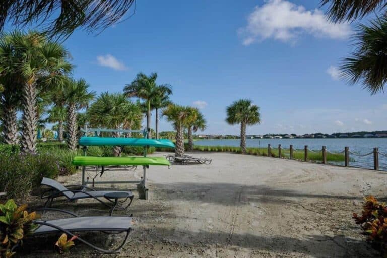 Shoreview Homes in Waterside Lakewood Ranch, FL. - Kayak Launch