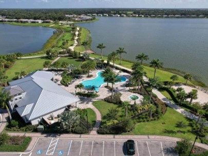 Shoreview Homes in Waterside Lakewood Ranch, FL. - Amenity Center Aerial