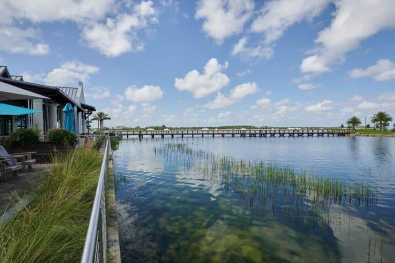 Shoreview Homes in Waterside Lakewood Ranch, FL. - Pier