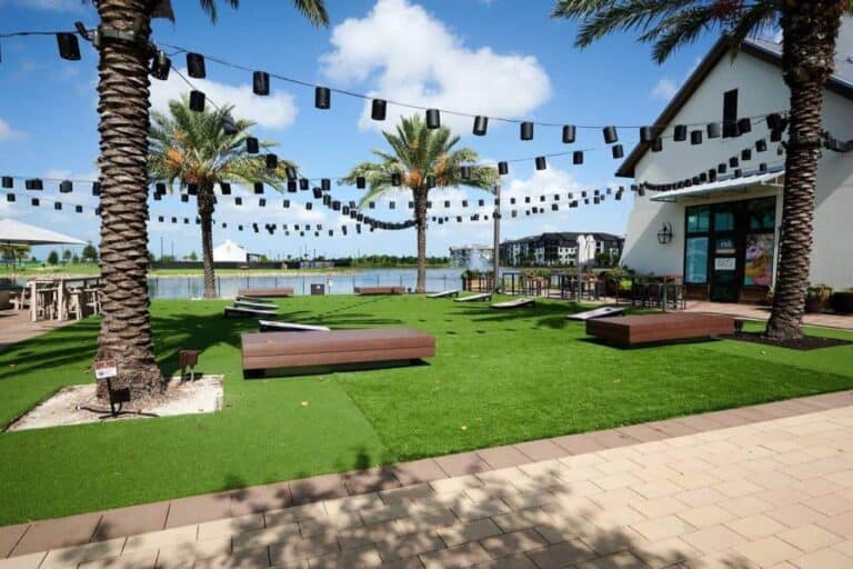 Shoreview Homes in Waterside Lakewood Ranch, FL. - Bocce Ball