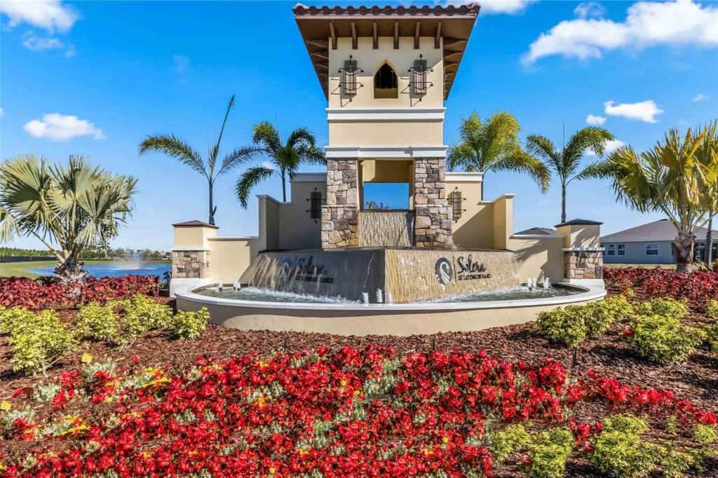 Solera Homes in Lakewood Ranch, FL. - Entrance Sign