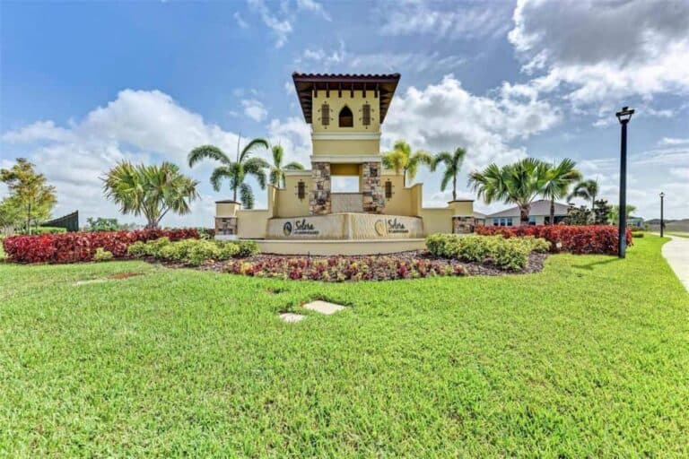 Solera Homes in Lakewood Ranch, FL. - Entrance Sign