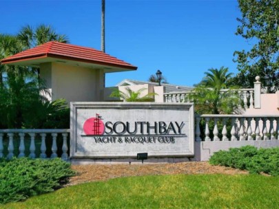 Southbay Yacht and Tennis Club Homes in Osprey, FL. - Entrance Sign