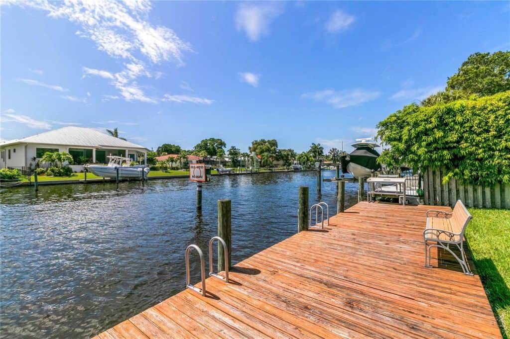 Southpointe Shores Homes in Sarasota, FL. - Community Boat Dock