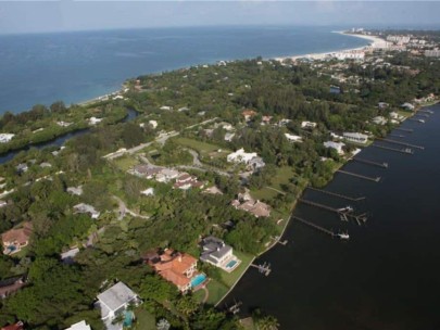 Spice Bay Homes in Siesta Key, FL. - Aerial