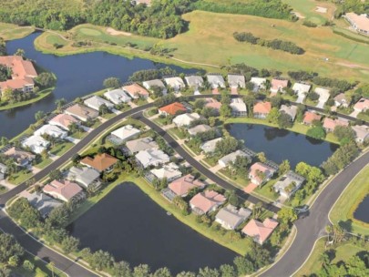 Stoneybrook Estates Homes in Palmer Ranch Sarasota, FL. - Aerial