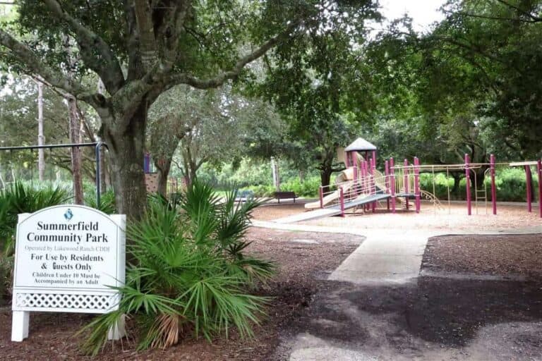 Summerfield Homes in Lakewood Ranch, FL. - Park Entrance