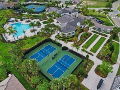 Sunrise Preserve Homes in Palmer Ranch Sarasota, FL. - Amenity Center Aerial