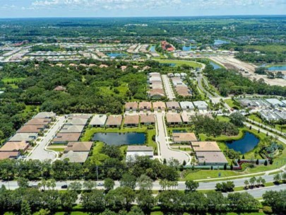 Sunrise Preserve Homes in Palmer Ranch Sarasota, FL. - Community Aerial