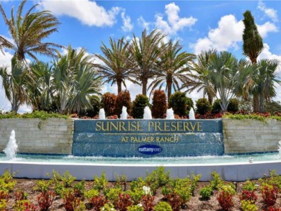 Sunrise Preserve Homes in Palmer Ranch Sarasota, FL. - Entrance Sign