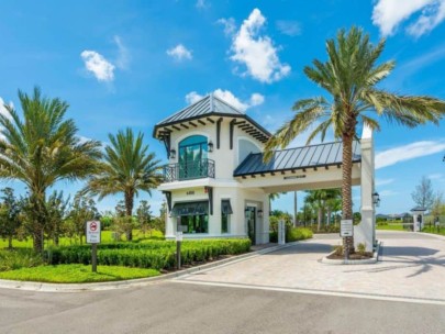 Talon Preserve Homes in Palmer Ranch Nokomis, FL. - Gated Entry