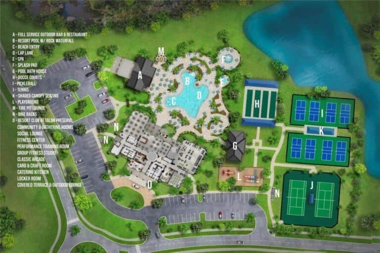 Talon Preserve Homes in Palmer Ranch Nokomis, FL. - Amenity Center Design