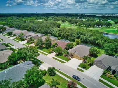 Tatum Ridge Homes in Sarasota, FL. - Aerial