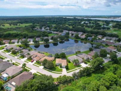 Tatum Ridge Homes in Sarasota, FL. - Aerial