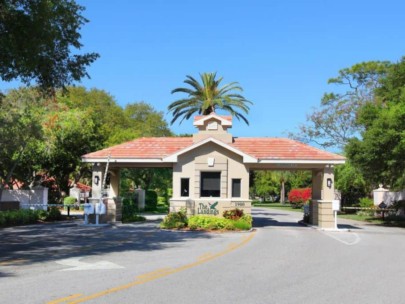 The Landings Homes in Sarasota, FL. - Gated Entrance