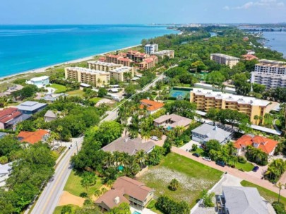 Tortoise Estates Homes in Siesta Key, FL. - Aerial