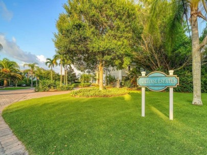 Tortoise Estates Homes in Siesta Key, FL. - Entrance Sign