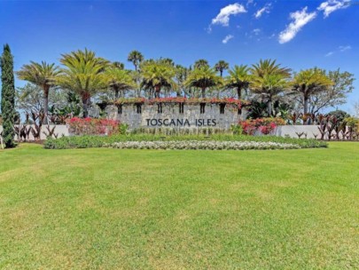 Toscana Isles Homes For Sale in Venice, FL. - Entrnace Sign