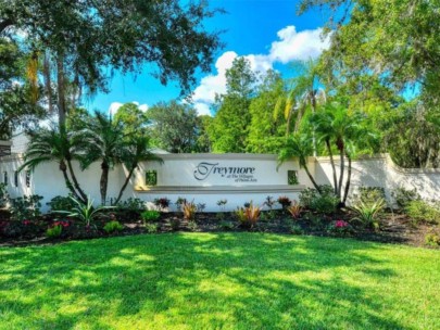 Treymore Homes in Sarasota, FL. - Entrance Sign