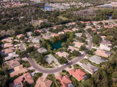 Treymore Homes in Sarasota, FL. - Aerial