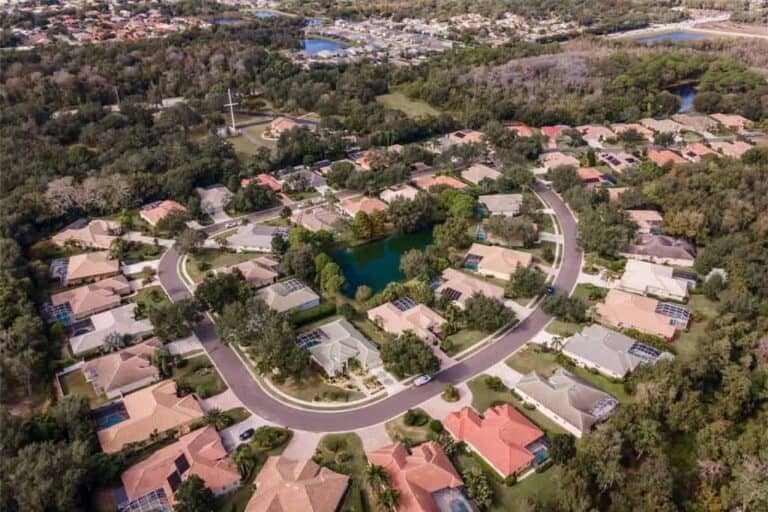 Treymore Homes in Sarasota, FL. - Aerial