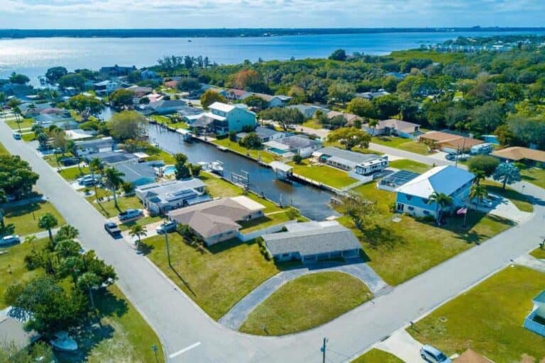 Tropical Harbor Homes in Ellenton, FL. - Aerial