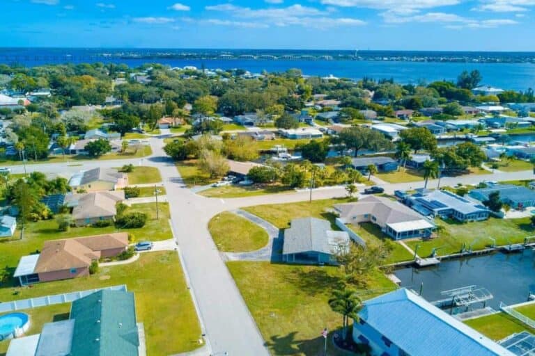Tropical Harbor Homes in Ellenton, FL. - Aerial
