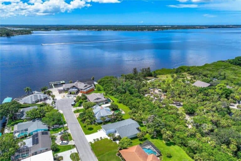 Tropical Harbor Homes in Ellenton, FL. - Aerial