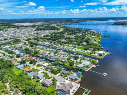 Tropical Harbor Homes in Ellenton, FL. - Aerial