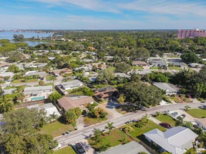 Tropical Shores Homes in Sarasota, FL. - Aerial