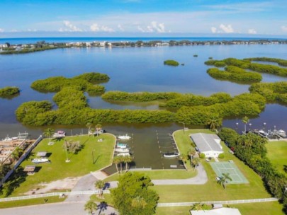 Tropical Shores Homes in Sarasota, FL. - Aerial