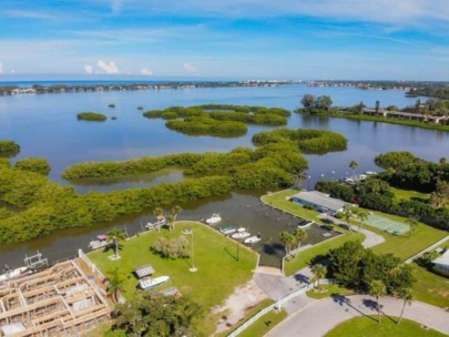 Tropical Shores Homes in Sarasota, FL. - Aerial