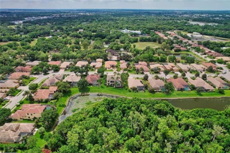 Tuscana Homes in Sarasota, FL. - Aerial