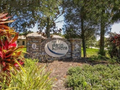 Twin Rivers Homes in Parrish, FL. - Entrance Sign