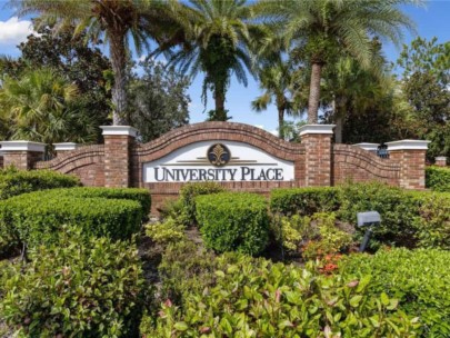 University Place Homes in Sarasota, FL. - Entrance Sign