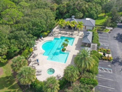 University Place Homes in Sarasota, FL. - Pool Aerial