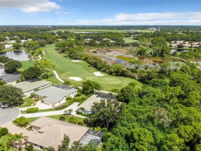 Venice Golf and Country Club Homes in Venice, FL. - Aerial