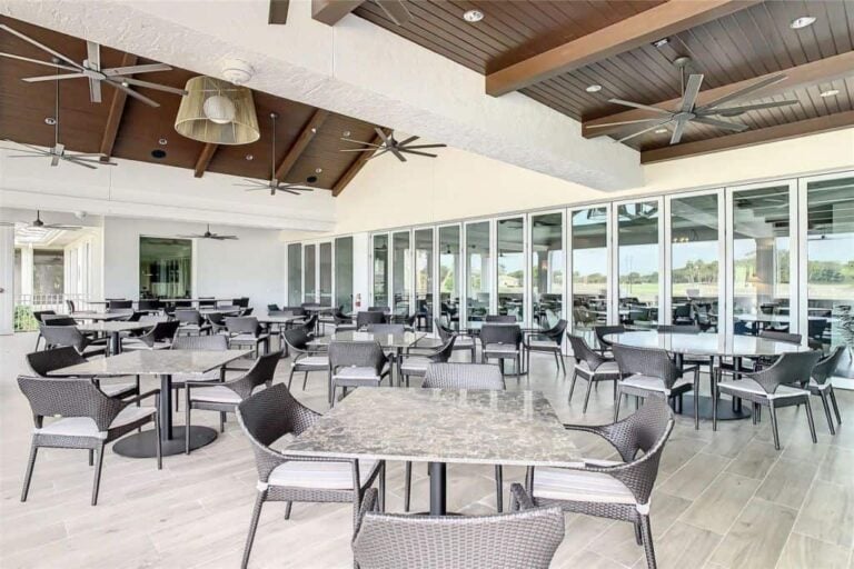 Venice Golf and Country Club Homes in Venice, FL. - Outdoor Dining Area
