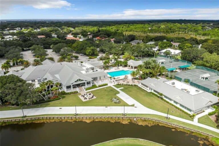 Venice Golf and Country Club Homes in Venice, FL. - Aerial