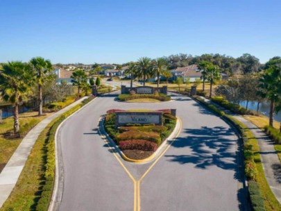 Vilano Homes in Sarasota, FL. - Gated Entry